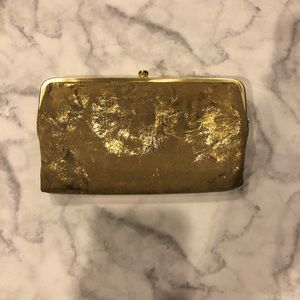 Metallic, tie dye HOBO wallet